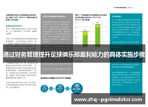 通过财务管理提升足球俱乐部盈利能力的具体实施步骤 通过财务管理提升足球俱乐部盈利能力的具体实施步骤